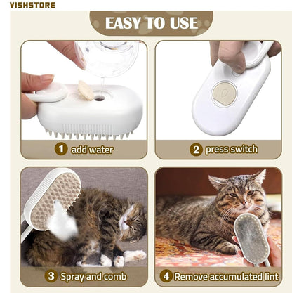 Steam Brush for Dog/Cat - Allthings